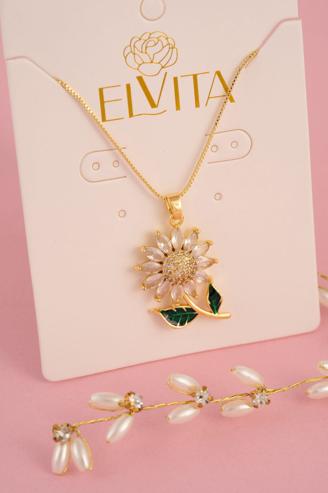 Collar de girasol